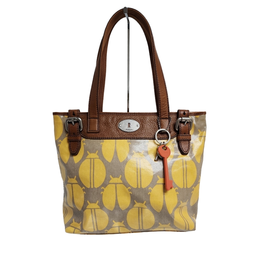 Fossil Ladybug Print Shoulder Bag - image 1